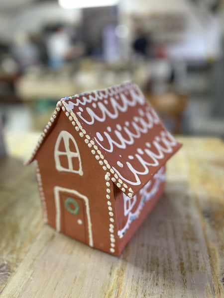 Pottery Gingerbread House Workshop Friday 15th November 1-3.30pm