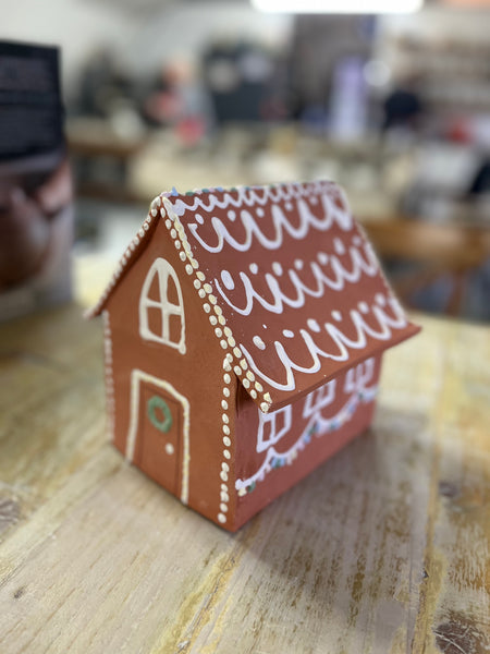 Pottery Gingerbread House Workshop Friday 15th November 1-3.30pm