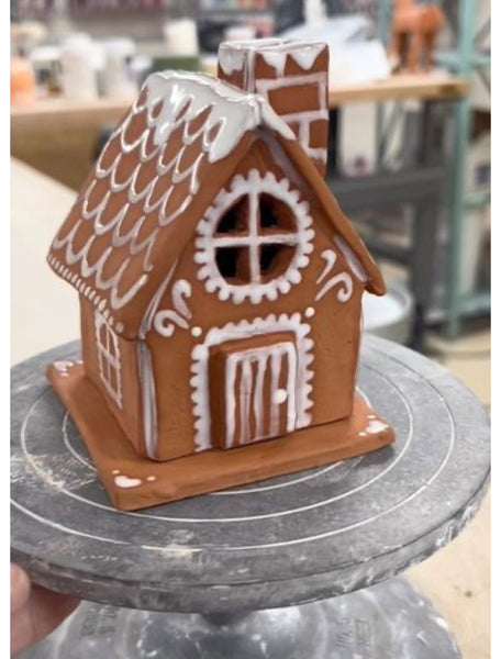 Pottery Gingerbread House Workshop Friday 15th November 1-3.30pm